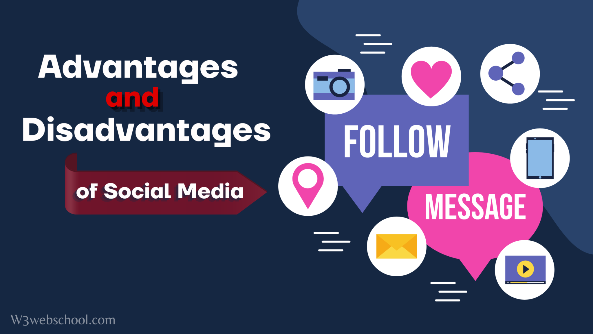 Advantages And Disadvantages Of Social Media W3webschool