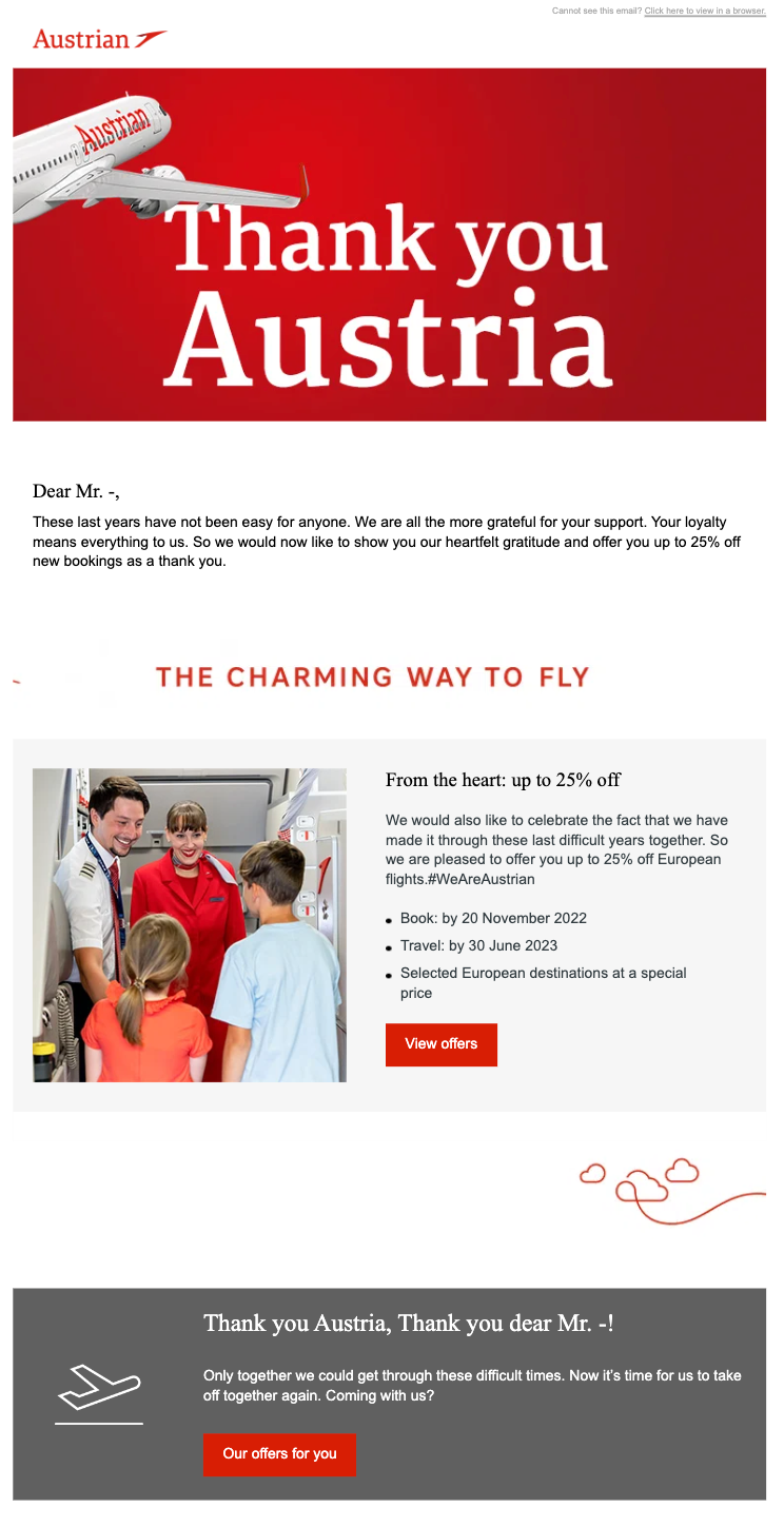 email_marketing-examples_Austrian Airlines