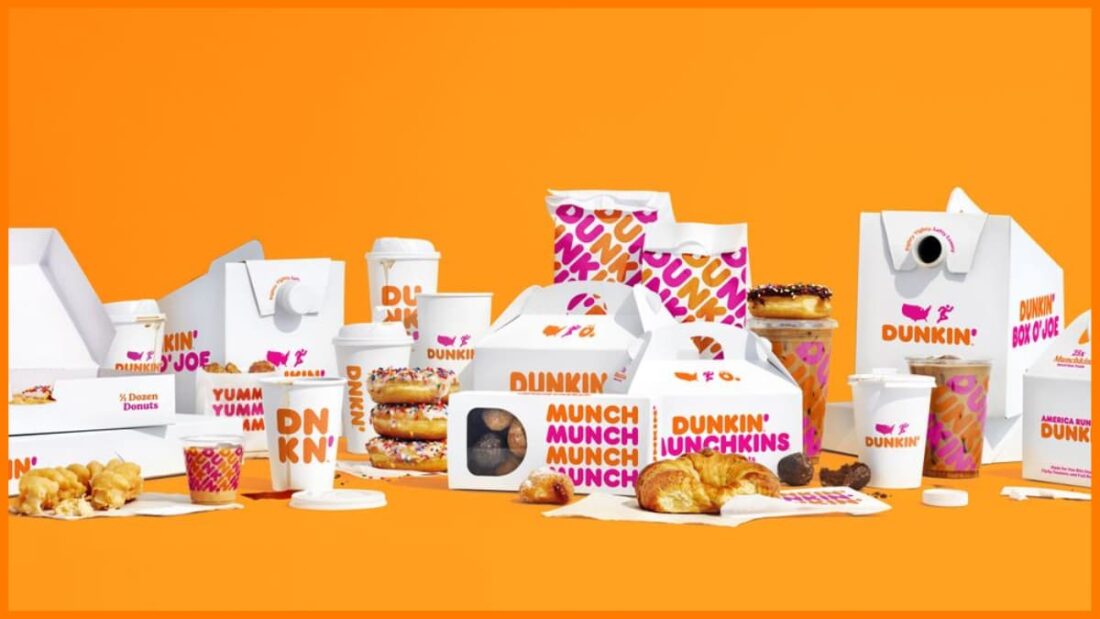 Dunkin products and menu
