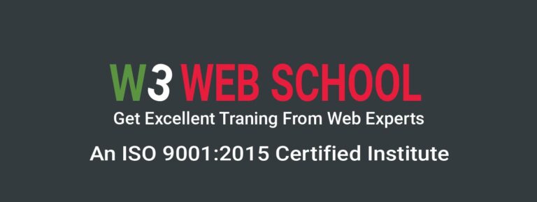 w3 web school logo